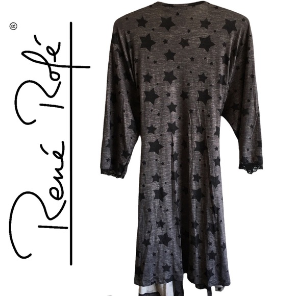 2 Piece Ensemble Rene Rofe Starry Sleepwear - Picture 4 of 16